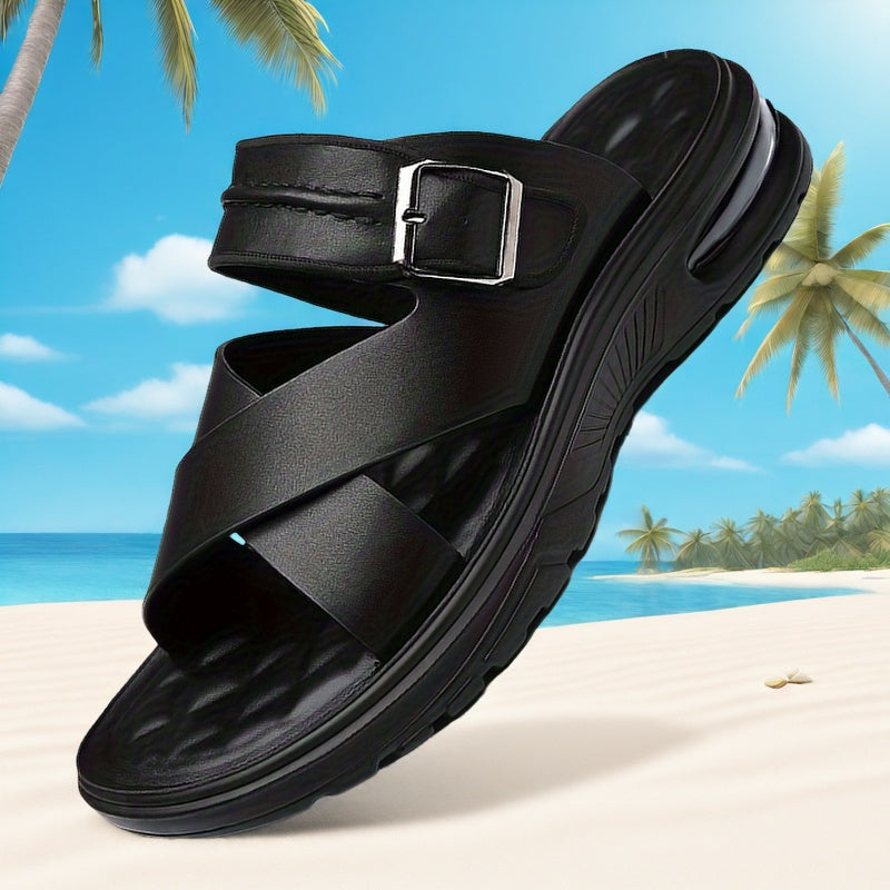 Men's Street Fashion Air Cushion Soft Bottom Anti-slip Vacation Leisure Slippers