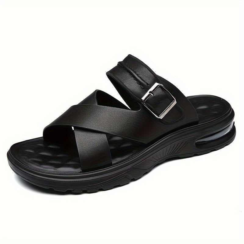 Men's Street Fashion Air Cushion Soft Bottom Anti-slip Vacation Leisure Slippers
